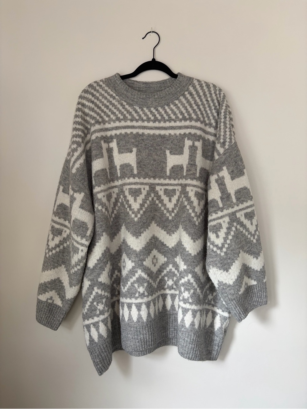 H&M Grey Nordic Sweater Tunic